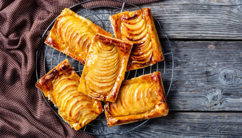 Feuilletés aux pommes et au miel