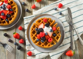 Gaufres aux fruits rouges