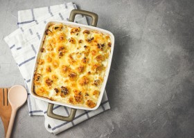 Gratin de chou-fleur et parmesan facile