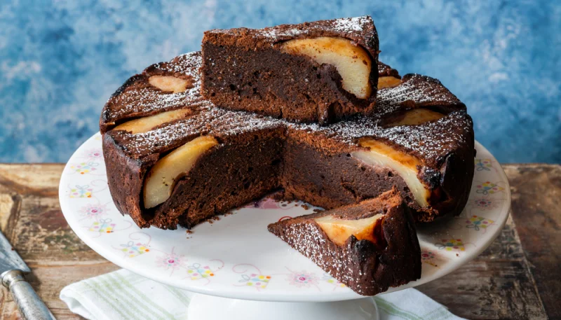 Moelleux poires-chocolat