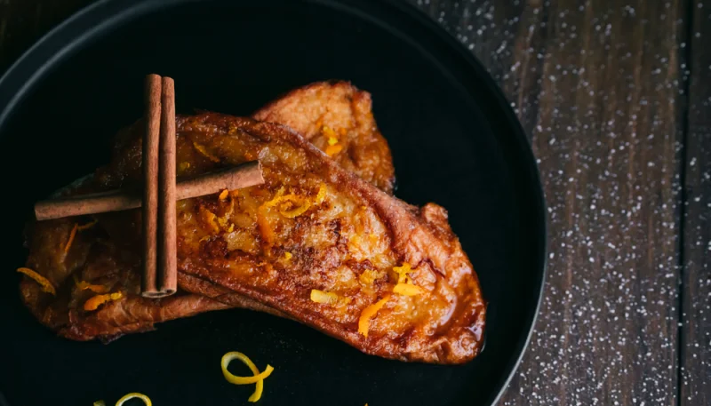 Pain perdu à l'orange