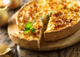 Quiche poireaux oignons