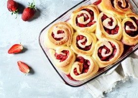 Roulés à la fraise