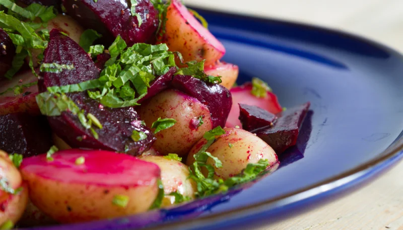 Salade betterave pommes de terre