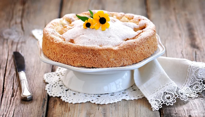 Sponge cake au melon