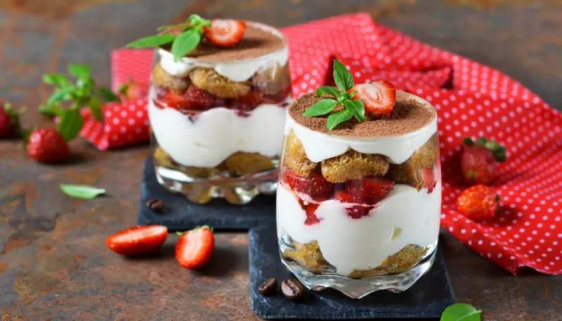 Tiramisu fraises spéculoos