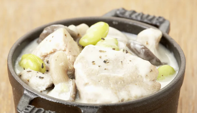 Blanquette minute aux légumes verts