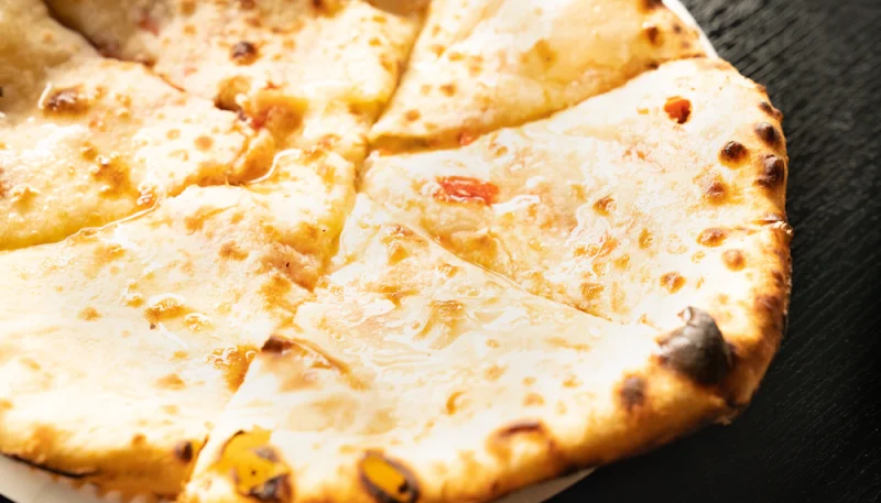 Cheese naan à la vache qui rit