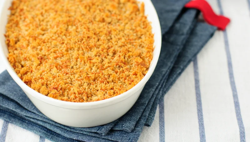Crumble de navets, betteraves et carottes