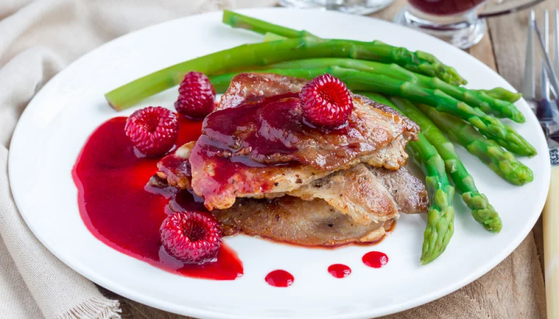 Filet mignon à la framboise