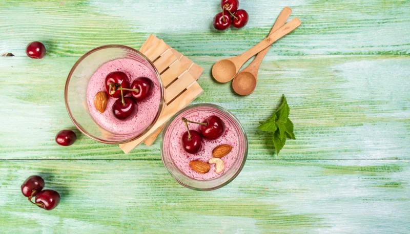 Mousse de cerises au mascarpone