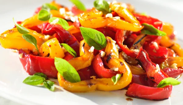 Salade de poivrons grillés