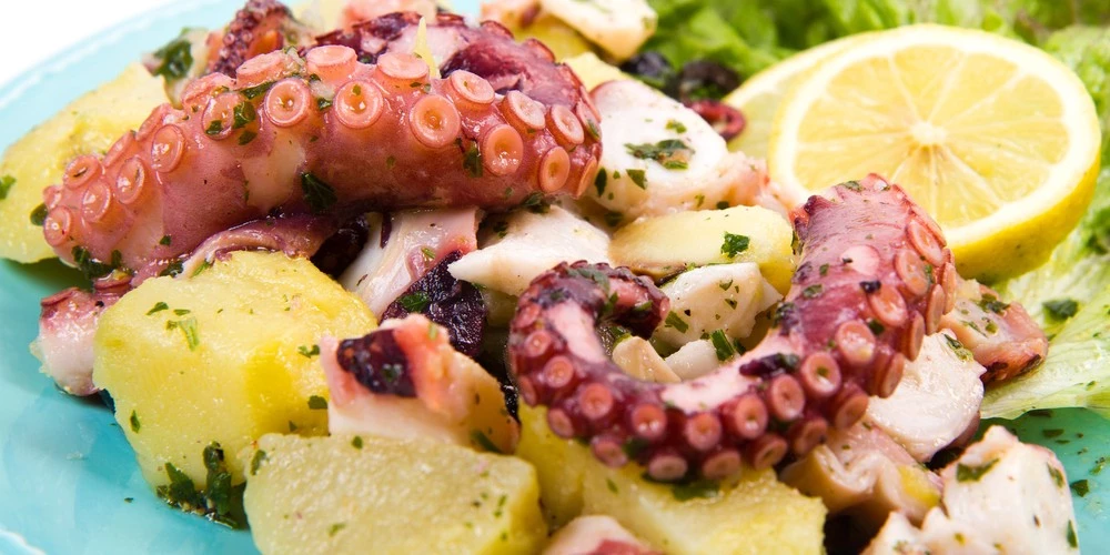Recette Salade de poulpe aux pommes de terre facile | Mes recettes faciles