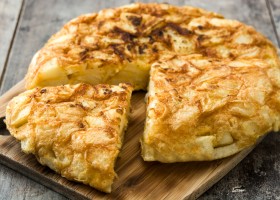 Tortilla aux pommes de terre et poulet