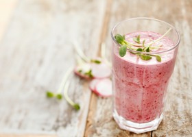 Smoothie de radis roses