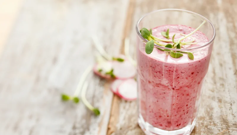 Smoothie de radis roses