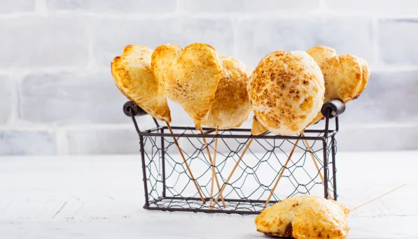 Sucettes en coeur maison