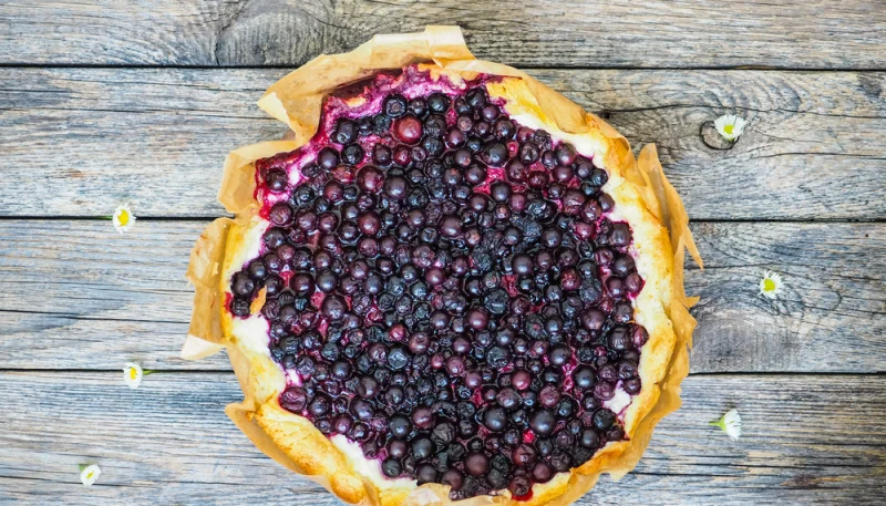 Tarte au cassis