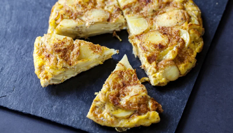 Tortilla au camembert