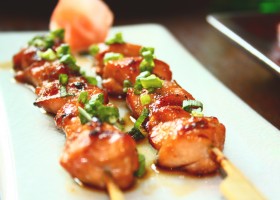 Brochettes de poulet sauce teriyaki