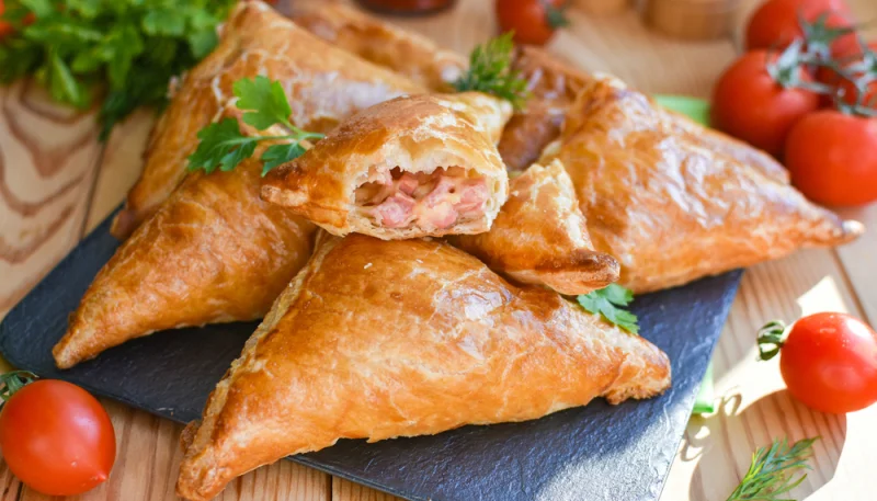 Feuilletés chèvre bacon