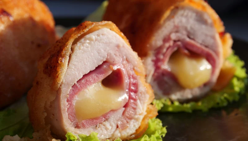 Involtini de poulet au pesto