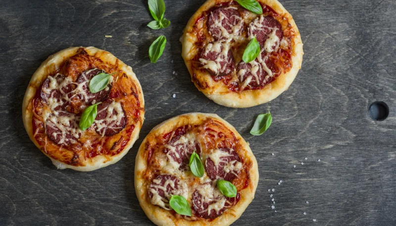 Mini-pizzas au chorizo