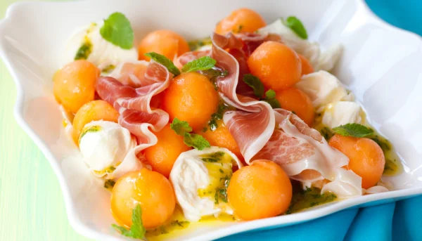 Salade de melon à l'italienne