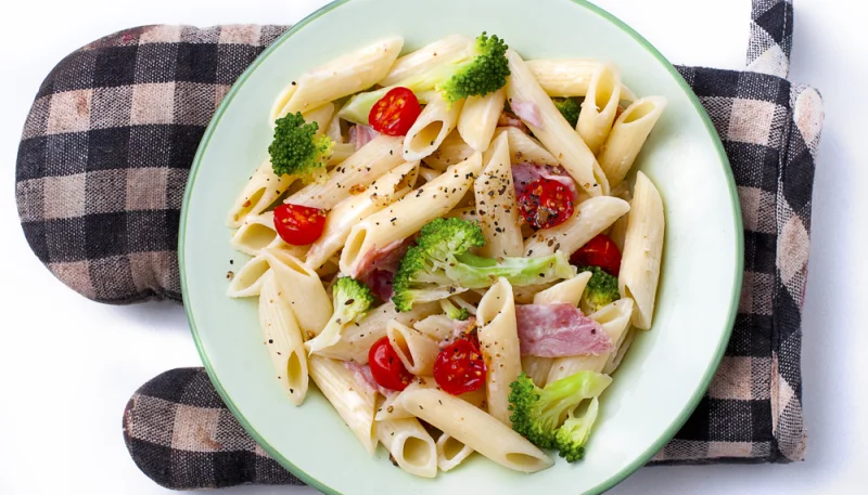 Salade de pâtes au jambon