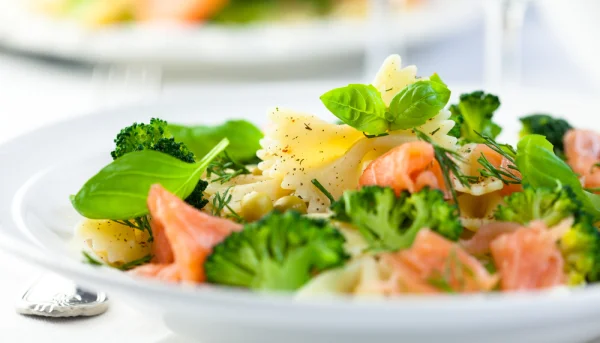 Salade de pâtes au saumon