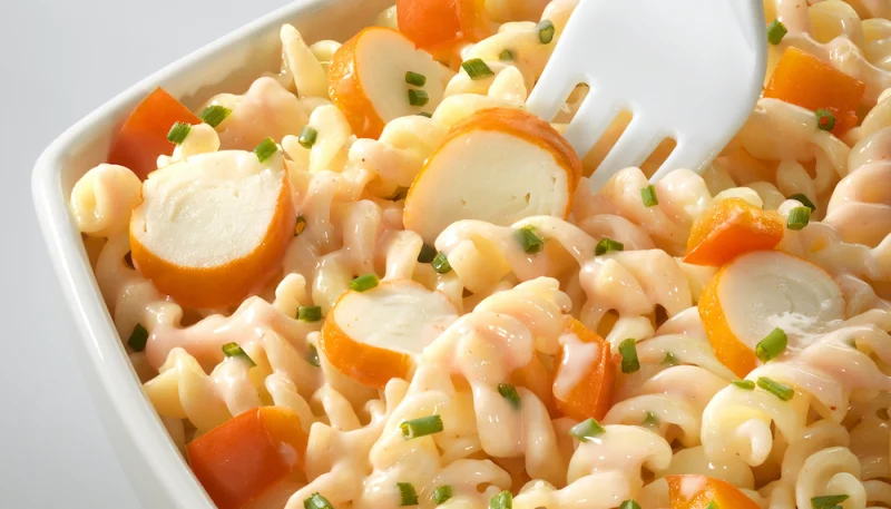Salade de pâtes au surimi