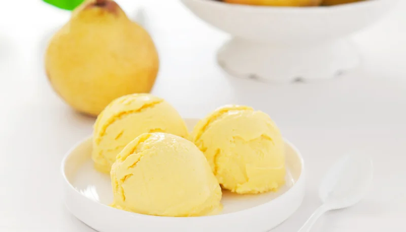 Sorbet à la poire sans sorbetière