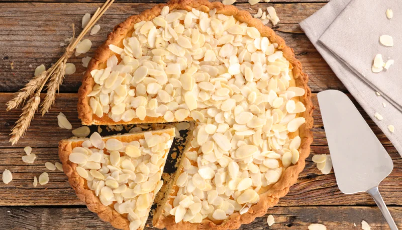 Tarte amandine au melon