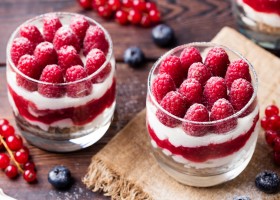 Tiramisu aux framboises et fromage blanc