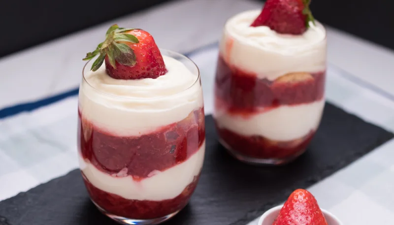 Trifle aux fraises