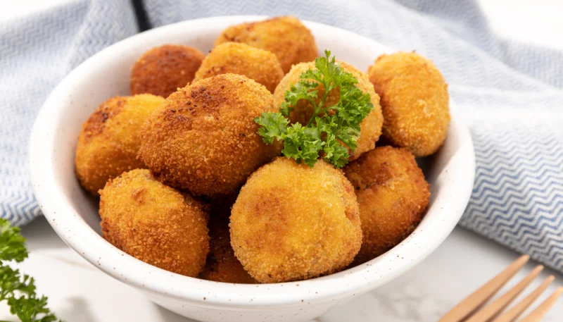 Croquettes de crabe au maïs