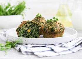 Muffins aux épinards