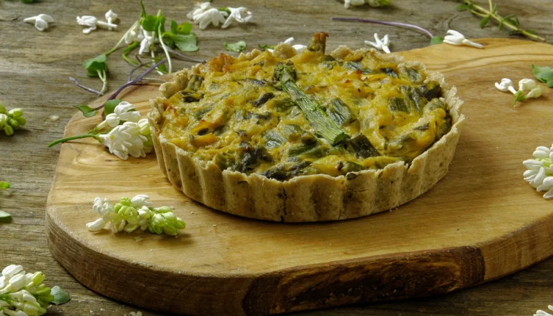 Quiche lorraine vegan