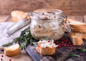 Rillettes de canard aux noisettes