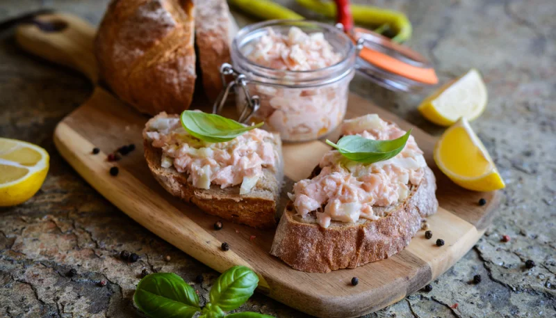 Rillettes de truite à la moutarde