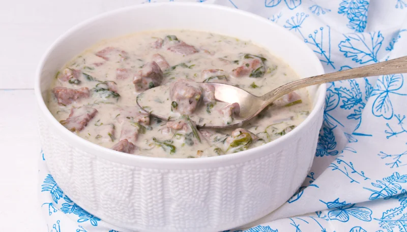 Blanquette de veau aux cornichons
