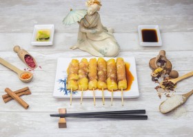 Brochettes de bœuf et fromage