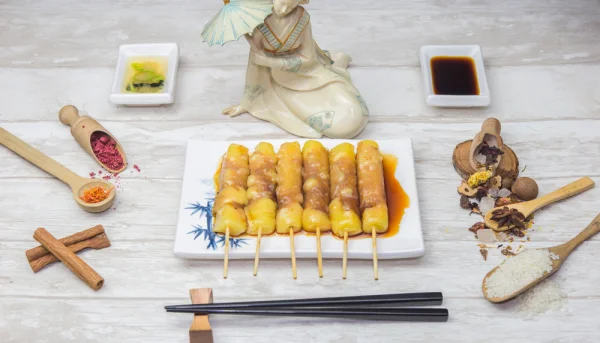 Brochettes de bœuf et fromage