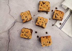 Brookies au chocolat et aux pommes