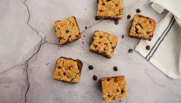Brookies au chocolat et aux pommes
