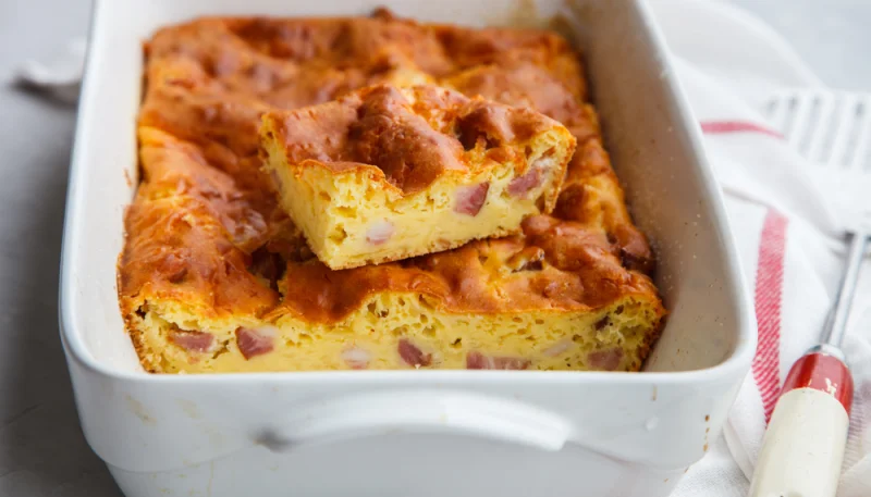 Cake aux lardons et comté