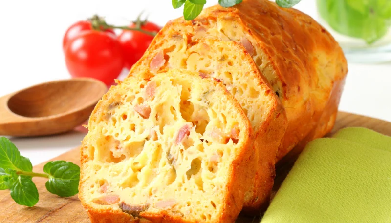 Cake au jambon et emmental