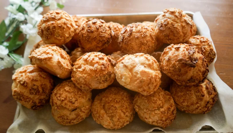 Choux craquelins à la crème de marrons