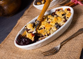 Gâteau crumble aux pruneaux