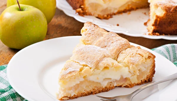 Gâteau flan aux pommes